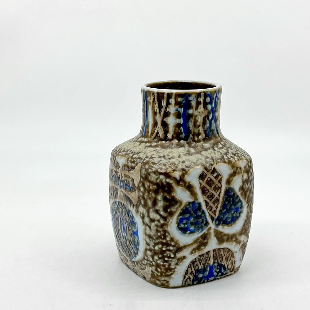 ロイヤルコペンハーゲン ROYAL COPENHAGEN バッカ BACA フラワーベース 花瓶 H11.5cm ニルス・トーソン デンマーク 北欧ビンテージ ●