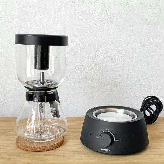 ハリオ HARIO エレクトリックコーヒーサイフォン Electric Coffee Syphon ECA-3 ペーパーフィルター付きジャパン 電気サイフォン 耐熱ガラス ★