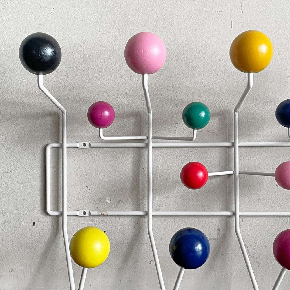 ハーマンミラー Herman Miller ハングイットオール Hang It All マルチカラー ウォールハンガー C&R イームズ ミッドセンチュリー 製造年証明書付 2002年製 箱付 ■