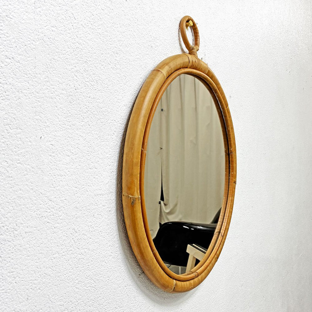 シカ デザイン Sika Design エラ ミラー Ella Mirror デンマーク ラタン材 引っ掛けラウンドミラー アクタス ACTUS取り扱い ●