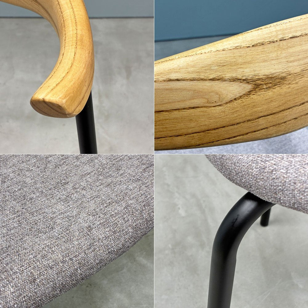 クラッシュゲート CRASH GATE ノル NOR アトム ATOM ダイニングチェア アッシュ材  北欧デザイン 関家具 展示品 B ◎