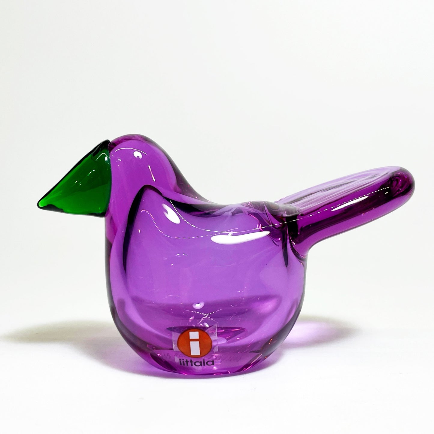 イッタラ iittala イッタラバード シエッポ Sieppo アメジスト × グリーン 2015年 131/1000 箱&テキスタイル付 オイバ・トイッカ SCOPE別注 ★