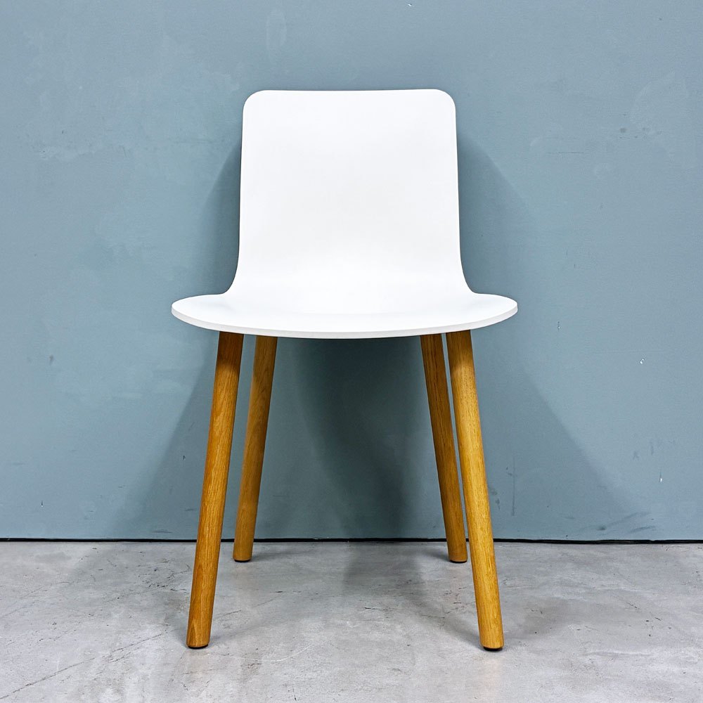 ヴィトラ vitra ハルウッド HAL WOOD サイドチェア ダイニングチェア ホワイト ナチュラルオーク ジャスパー・モリソン 定価￥83,600- ◎