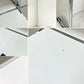 USMハラー USM Haller モジュラーファニチャー キャビネット シェルフ 2列2段 ドロップダウンドア×2＋エクステンションシェルフ ×2 ピュアホワイト スイス ●