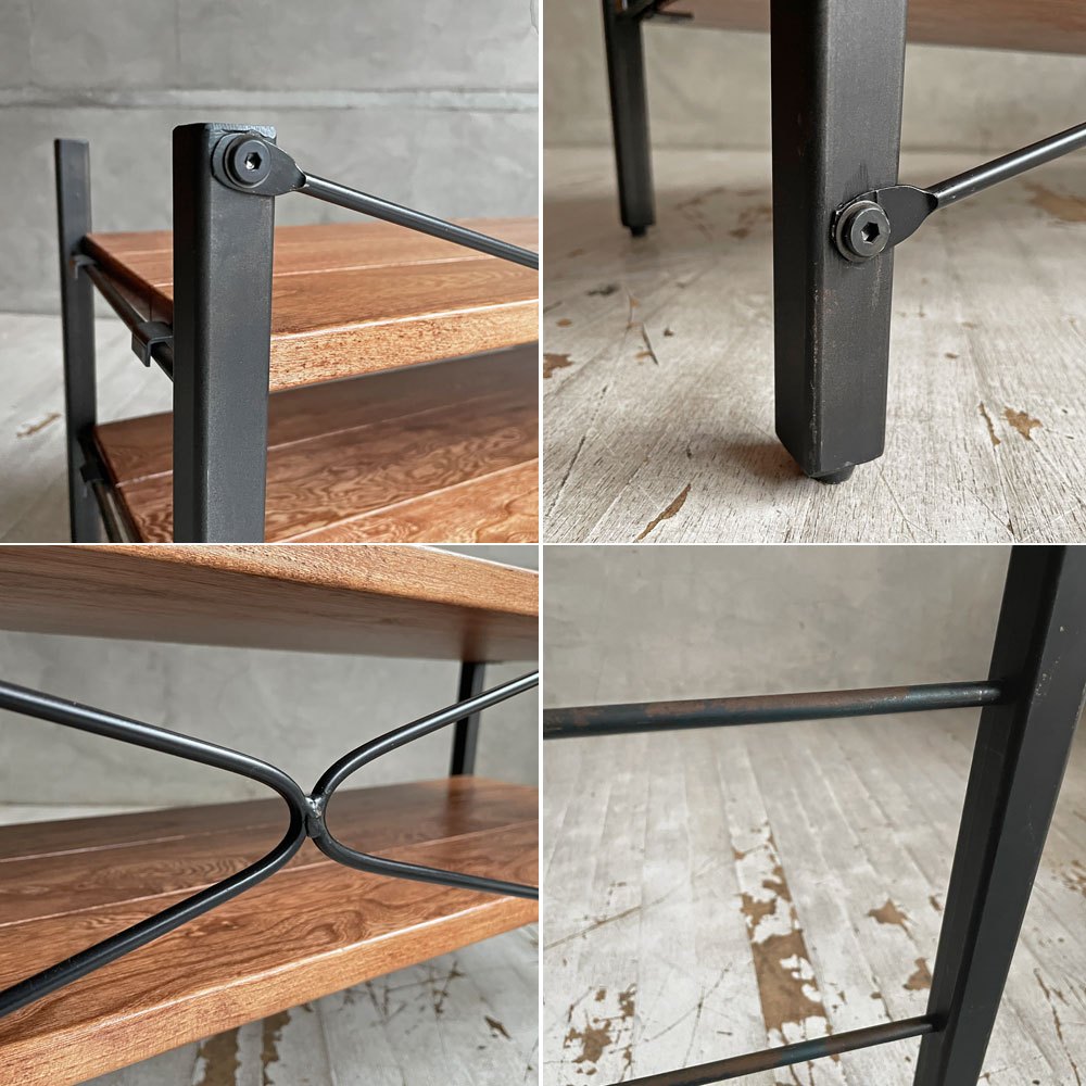 アクメファニチャー ACME Furniture グランビュー GRANDVIEW TVシェルフ AVボード w105cm ヘムロック材 アイアン インダストリアル ♪