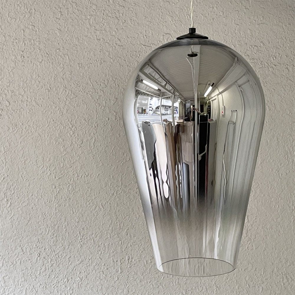トムディクソン Tom Dixon フェイド ペンダントライト Fade Pendant クローム Chrome 廃番 定価115,500円 箱付 展示品 ◇