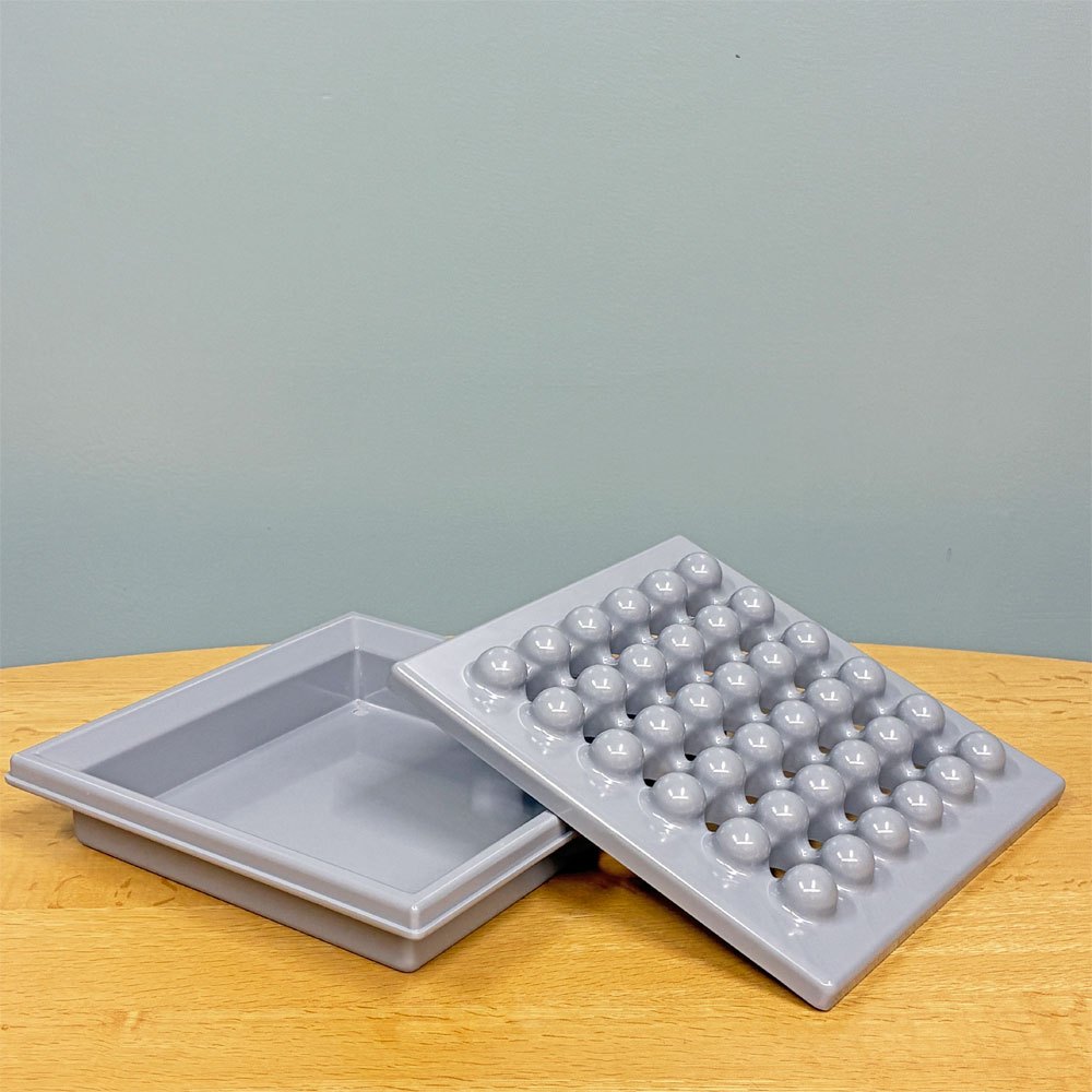 オリベッティ olivetti シンテシス 45 Synthesis 45 Ashtray 灰皿 グレー エットーレ・ソットサス Ettore Sottsass ポストモダン イタリア ◎