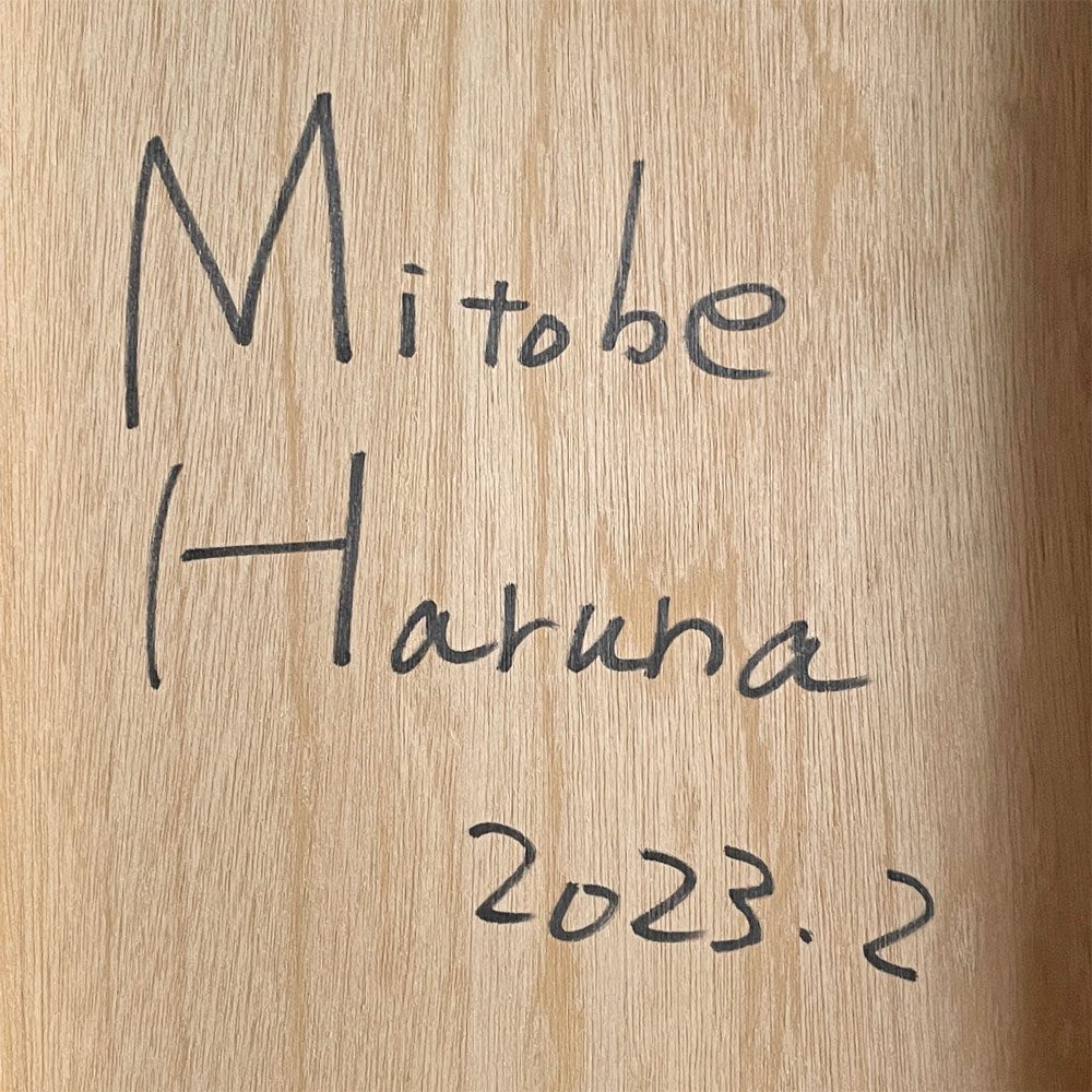 水戸部春菜 Haruna Mitobe 紅花の踊り子 アクリル＆水性ペイント 91×65.5cm 証明書＆箱付 2023年 オリジナル作品 サイン入り 〓