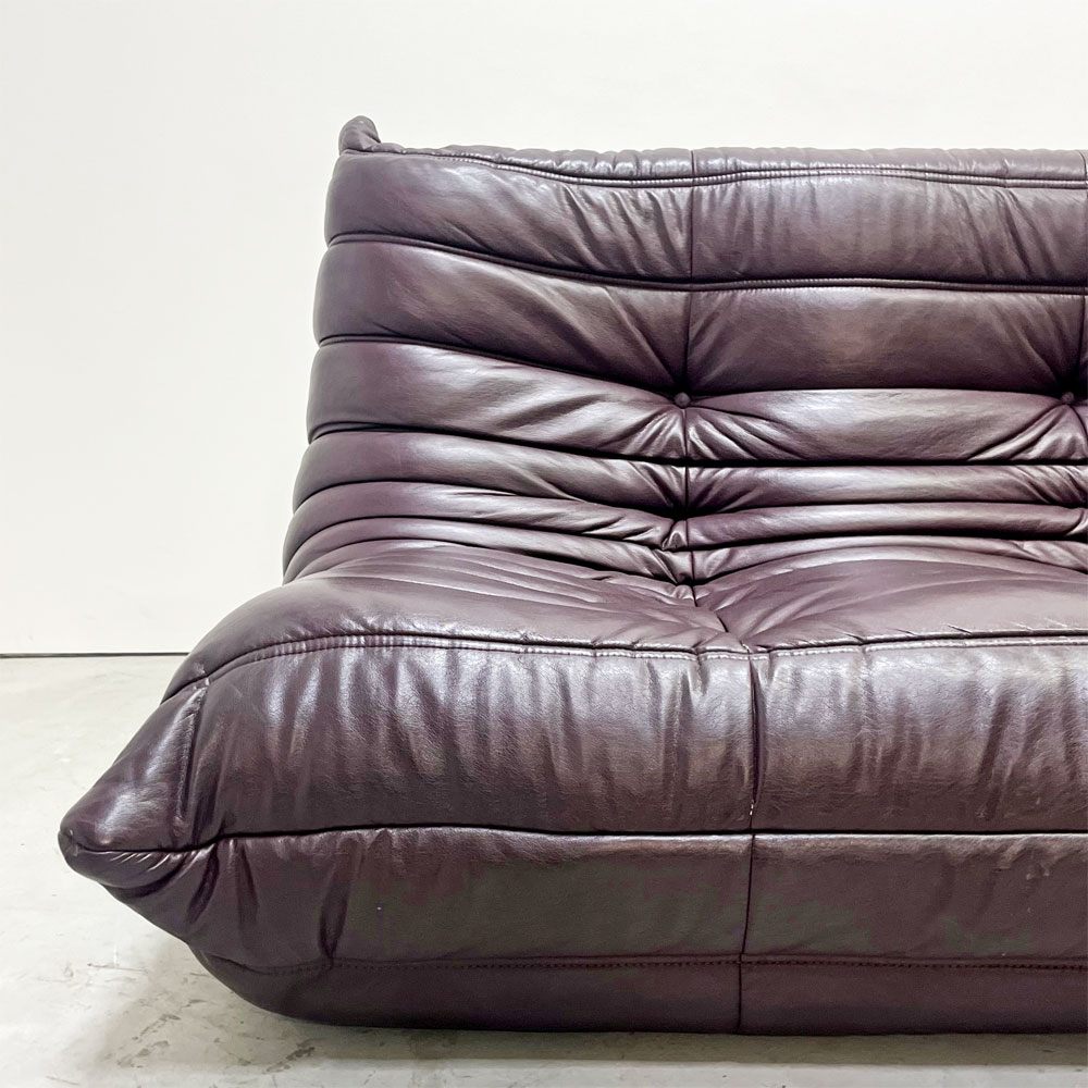 リーンロゼ ligne roset トーゴ TOGO 3Pソファ 3人掛けソファ 合成皮革 ミッシェル・デュカロワ Michel Ducaroy  ●