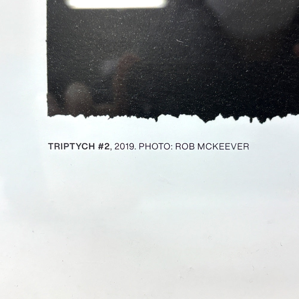 リチャード・セラ Richard Serra Triptychs & Diptychs展 展覧会ポスター W101.5cm ブラック ガゴシアン・ギャラリー Gagosian Gallery 2019年 アメリカ 額装品 ●