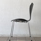 フリッツハンセン Fritz Hansen セブンチェア ダイニングチェア カラードアッシュ ブラック アルネ・ヤコブセン 北欧 デンマーク 定価￥76,780- 美品 B ◇