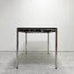 USMモジュラーファニチャー USM Haller USMハラーテーブル ワーキングデスク ダイニングテーブル W125×D75×H74cm パールグレーラミネート(ホワイト) 高さ調整機能付 ●