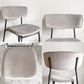 カリガリス Calligaris フィフティーズ FIFTIES ダイニングチェア サンドカラー×マットブラック ファブリック ベルベット スチール脚 モダンデザイン イタリア A ■