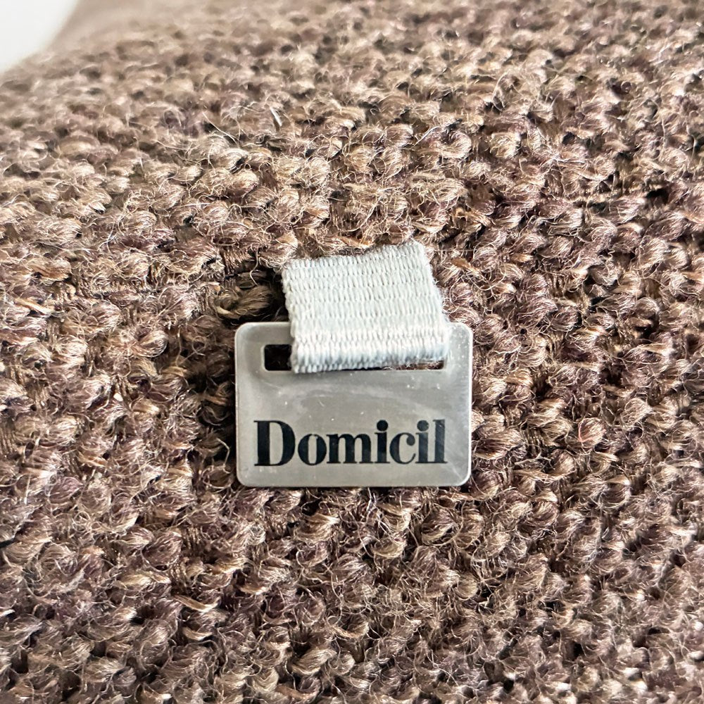 ドミシール Domicil 3シーターソファ 3人掛けソファ セパレート カバーリング オットマン付き ブラウン ファブリック フェザークッション ドイツ IDC大塚家具取扱 〓