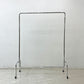 インダストリアルデザイン Industrial design スチール製 ハンガーラック W130cm U字脚 キャスター付き 店舗什器 工業系 ●