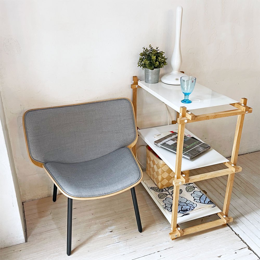 ヘイ HAY ダッパー ラウンジ DAPPER LOUNGE チェア オーク材 プライウッド ファブリック 北欧 定価￥151,800- 美品 ★