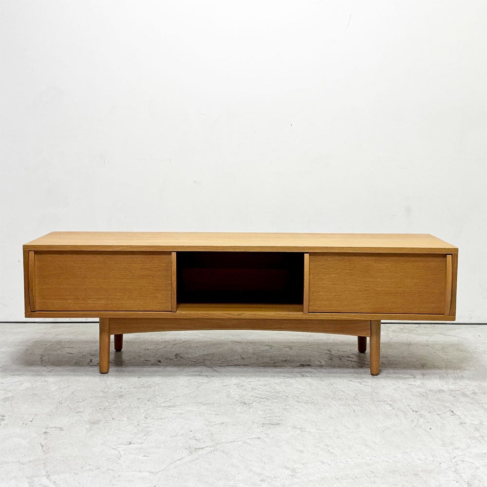 アボード abode AVボード テレビボード オーク材 スライド扉 W140cm 北欧スタイル ●