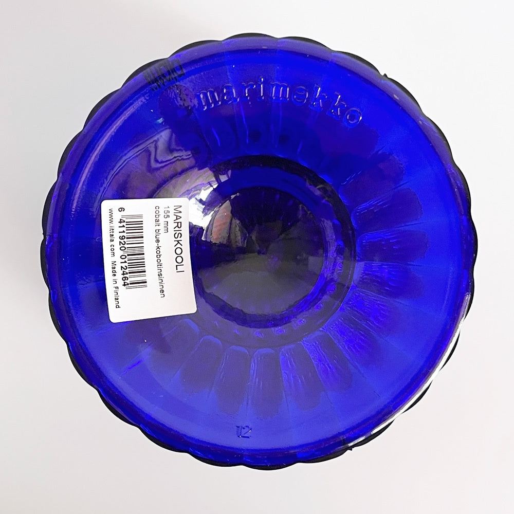 イッタラ iittala マリメッコ marimekko マリスコーリ Mariskooli マリボウル ターコイズブルー Lサイズ H15cm 北欧食器 箱付 ■
