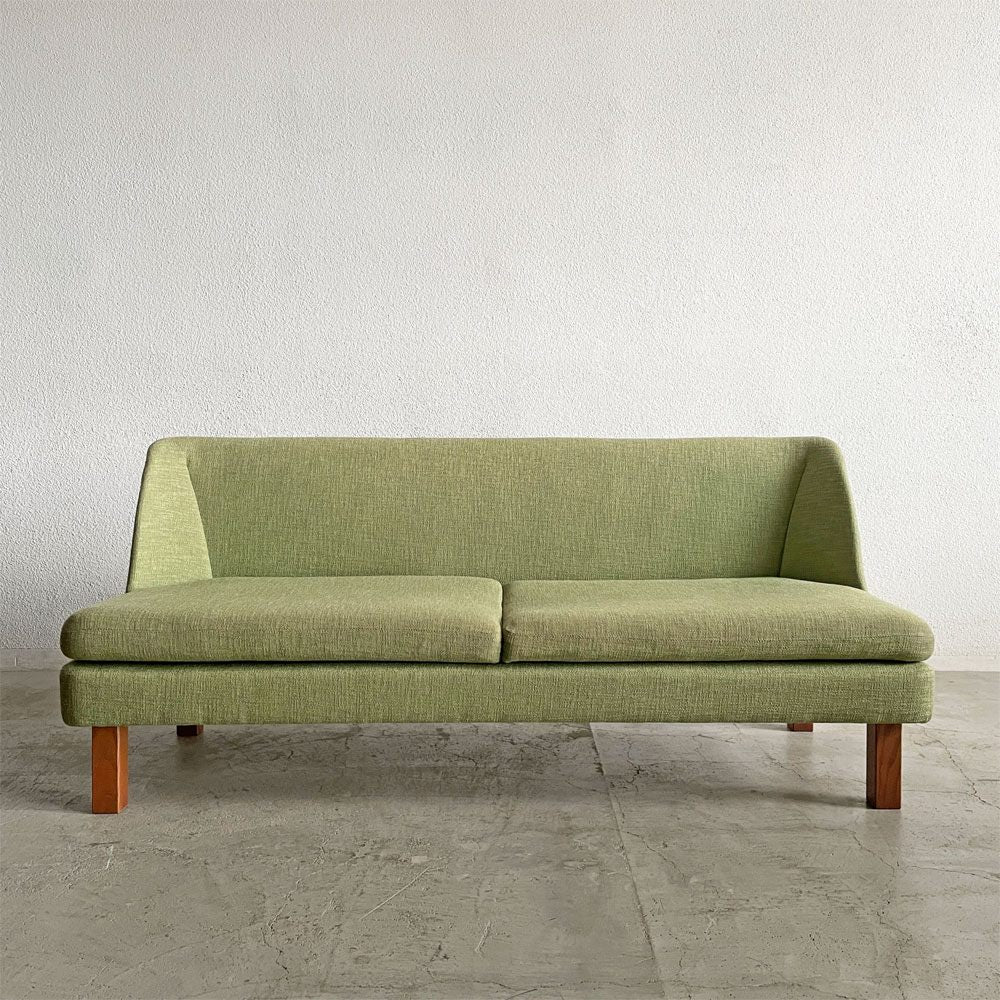 イデー IDEE シエラ SIERRA SOFA 2人掛けソファ ファブリック ライトグリーン系 アッシュ材 藤城成貴 受注生産品 定価￥239,900- 〓