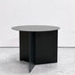 ヘイ HAY スリットテーブル SLIT TABLE XL サイドテーブル ローテーブル ラウンド Φ45cm スチール ブラック 北欧 デンマーク モダン C ●