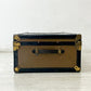 ジャパンビンテージ Japan Vintage トランクケース スタッズ レザーハンドル W79.5 鍵欠品 ●