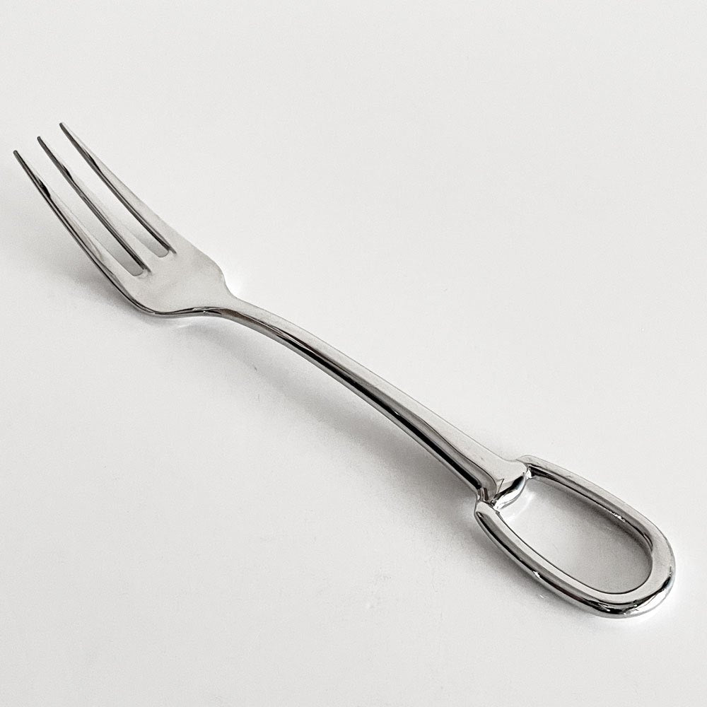 エルメス HERMES アトラージュ Attelage ディナーフォーク カトラリー ステンレススティール H20cm フィリップ・ムケ フランス ■