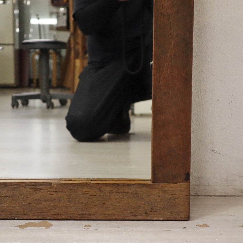 ジャーナルスタンダードファニチャー j.s.F ブレダ ミラー BREDA MIRROR オールドエルム材 H160cm ●