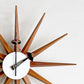 ヴィトラ vitra サンバーストクロック Sunburst Clock ウォールクロック 掛時計 ウォールナット ジョージネルソン George Nelson ミッドセンチュリー Φ47cm ■