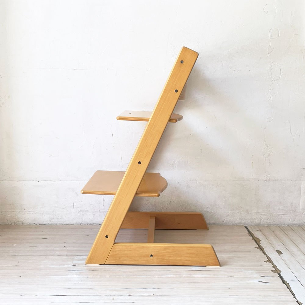 ストッケ STOKKE トリップトラップ TRIPP TRAPP ナチュラル ベビーチェア キッズチェア S/N4～ ノルウェー 北欧家具 ★