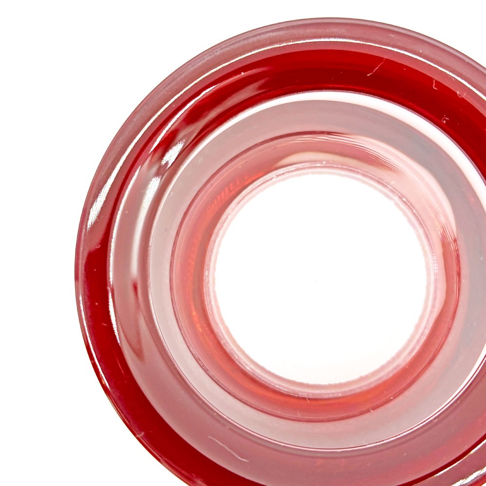イッタラ iittala マリメッコ marimekko キビ kivi キャンドルホルダー レッドガーネット 60mm ヘイッキ・オルヴォラ フィンランド ●