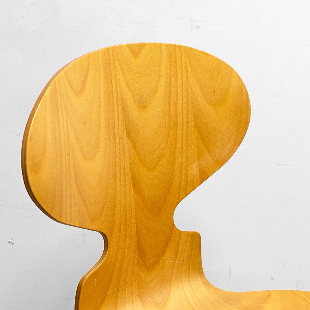 フリッツハンセン Fritz Hansen 3101 アリンコチェア アントチェア 4本脚 ナチュラルビーチ ラッカー仕上げ アルネ・ヤコブセン D ●