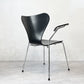 フリッツハンセン Fritz Hansen 3207 セブンチェア アームチェア ラッカー ブラック アルネ ヤコブセン 北欧家具 参考価格￥146,080 - ★