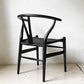 カールハンセン＆サン Carl Hansen & Son CH24 Yチェア ブラックラッカー × ブラックペーパーコード ハンス・J・ウェグナー ビーチ材 北欧家具 定価￥118,800- B ★