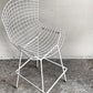 ノル Knoll Counter Height Stool カウンター ハイスツール ワイヤーチェア ホワイト ハリー・ベルトイア ミッドセンチュリー シートパッド付き ビンテージ ■
