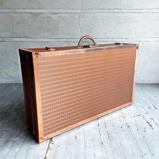 バルス東京 BALS トラベルトランク Travel Trunk Lサイズ コッパーカラー テーブル オブジェ 鍵付き 森田恭通 廃番希少♪