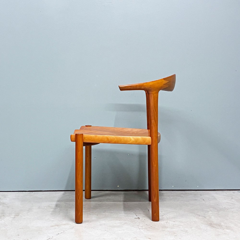 家具蔵 KAGURA アルコⅡ ARCOⅡ ダイニングチェア チェリー材 無垢材 板座 座繰り ハーフアーム 国産家具 ◎
