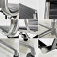 ハーマンミラー Herman Miller アルミナムグループ エグゼクティブチェア ハイバック レザーシート 本革 ブラック 5本脚 C&Rイームズ ミッドセンチュリー ●