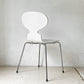 フリッツハンセン Fritz Hansen アントチェア アリンコチェア 4本脚 カラードアッシュ ホワイト アルネ・ヤコブセン デンマーク 北欧家具 ★