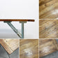 ワークテーブル エブコ EBCO ウィッシュボーンレッグ WISHBONE LEGS + 木製天板 折り畳みテーブル  W120.5cm US 作業台 PFS取扱 インダストリアル ●