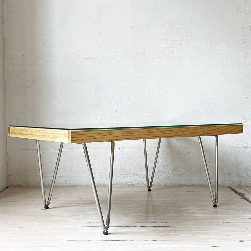 クラッシュゲート CRASH GATE コンフォーム COMFORM イット コーヒーテーブル IT COFFEE TABLE ガラス天板付き 定価57,200円 ★