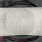 【16D】辻和美 Kazumi Tsuji 豆皿 黒×ラインドローイング ガラスプレート 9.5×8.5cm ファクトリーズーマー factory zoomer 現代作家 ◎