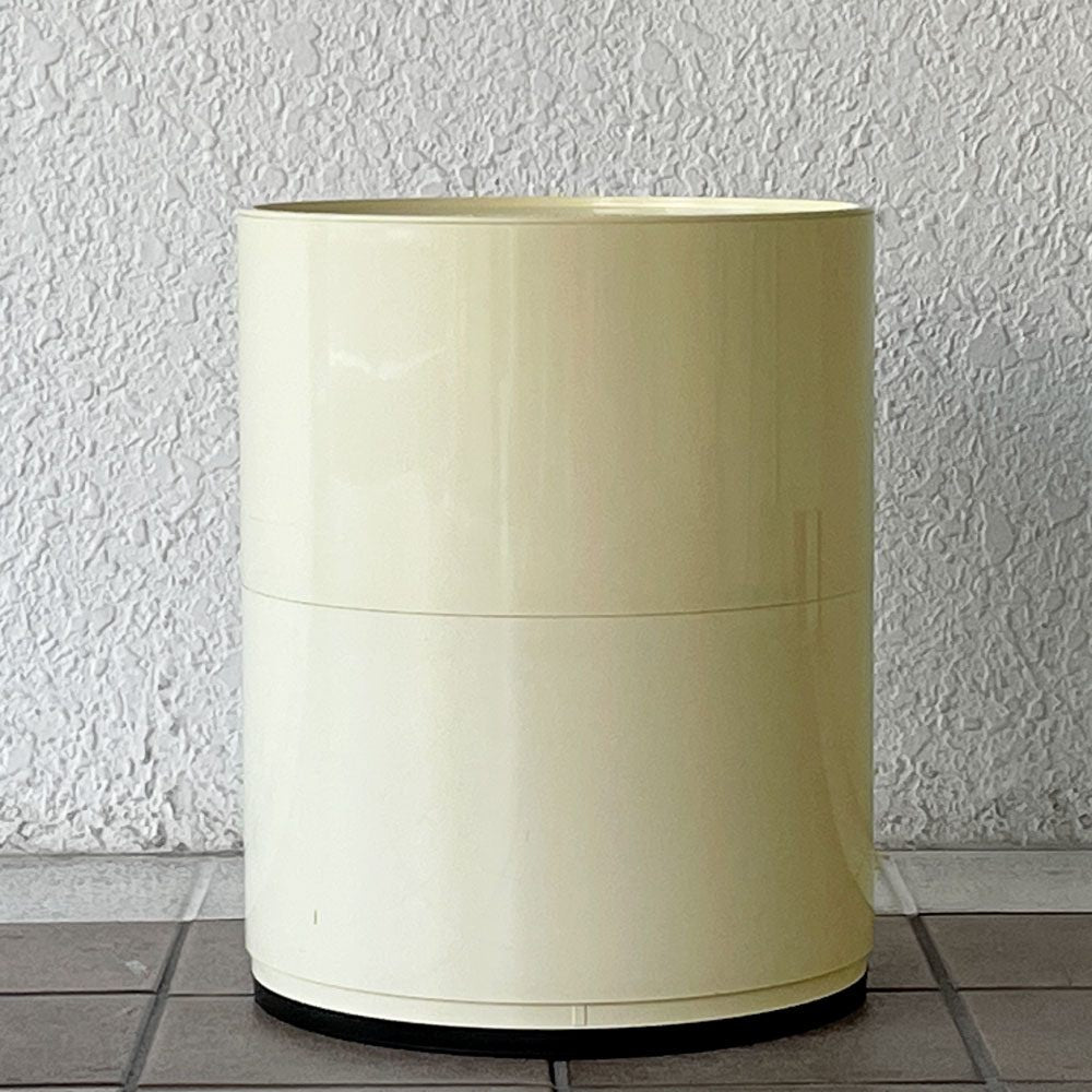 カルテル Kartell コンポニビリ COMPONIBILI 2段 ホワイト ストレージボックス H40cm アンナ・カステッリ・フェリエーリ イタリア 定価￥22,000- ◇