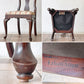 イーセンアーレン ETHAN ALLEN ビンテージ Vintage ダイニングチェア 猫脚 クラシカル クイーンアンスタイル 2脚セット ◇