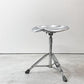 ダルトン DULTON X2 ビートスツール BEAT STOOL 回転式 無段階高さ調節 スチール クローム 折り畳み 廃番 B ●