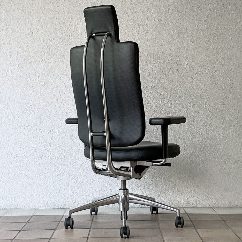 ヴィトラ vitra ヘッドライン Headline デスクチェア オフィスチェア 本革 マリオ・ベリーニ＆クラウディオ・ベリーニ グッドデザイン賞 ◇