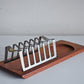 デンマークビンテージ Danish Vintage トーストラック Toast Rack チーク材 ステンレス 北欧雑貨 ■