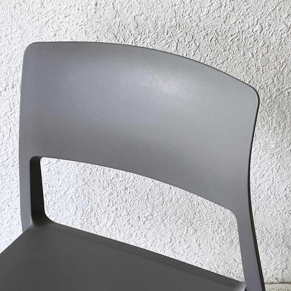 ヴィトラ Vitra ティプトン Tip Ton ワークチェア ダイニングチェア デスクチェア バサルト スタッキング チルト機能 定価￥47,300- ◇