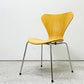 フリッツハンセン Fritz Hansen 3107 セブンチェア ラッカー仕上げ スタッキング アルネ・ヤコブセン デンマーク 北欧家具 ビンテージ B ●