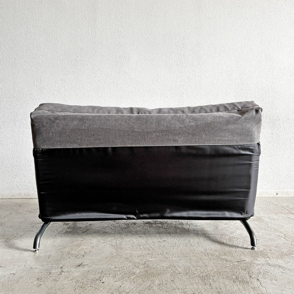 ジャーナルスタンダードファニチャー j.s.F ロデ RODEZ SOFA ヌードセカンド NUDE 2nd 2シーターソファ W110cm リクライニング スチール脚 インダストリアル 定価￥77,000- 〓