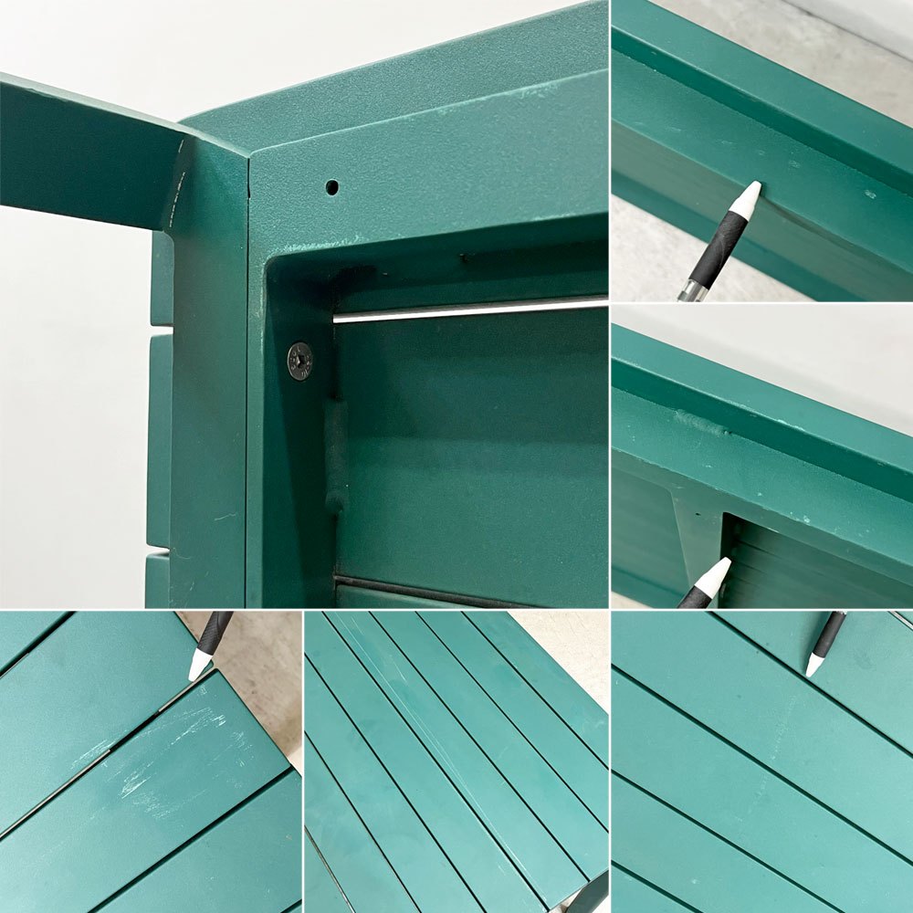 ザ・コンランショップ THE CONRAN SHOP ハイライン レクタングラー アウトドア テーブル HIGHLINE RECTANGULAR OUTDOOR TABLE グリーン ●